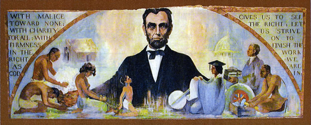 Lincoln Mural Finished